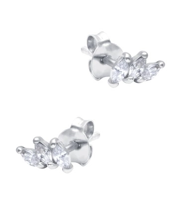 Gorgeous CZ Stone Silver Stud Earring STS-6305